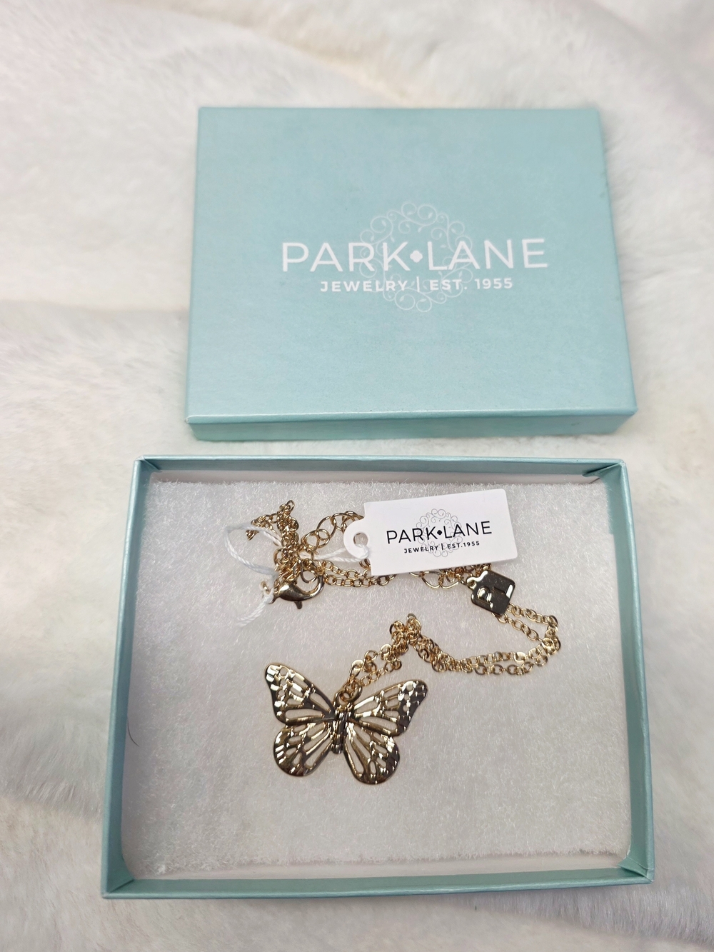 Park Lane Gold Butterfly Pendant Necklace